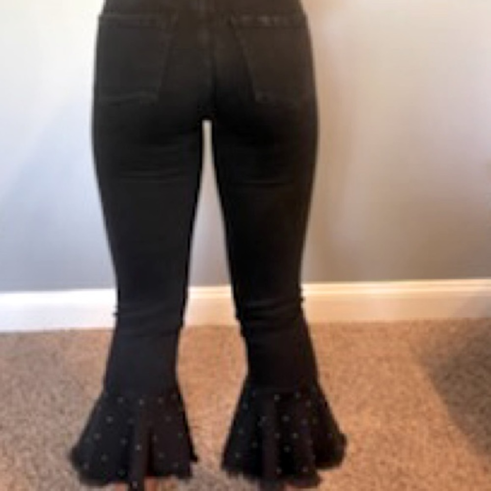 Black jeans by Anthropologie
